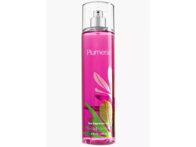 Bath & Body Works Fine Fragrance Mist, Plumeria, 8 fl oz/236 mL