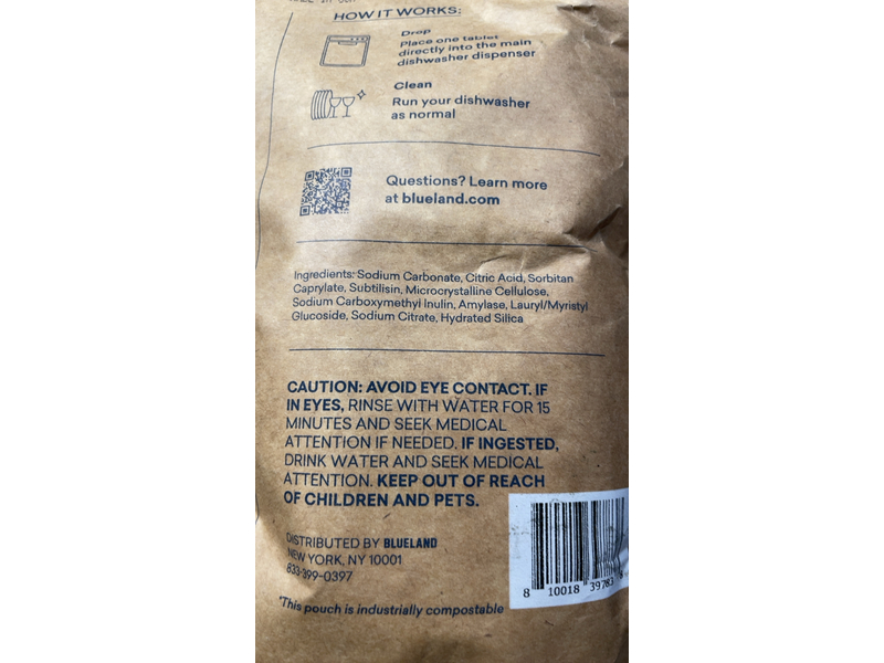 Blueland Dishwasher Detergent Tablets, 120 Count