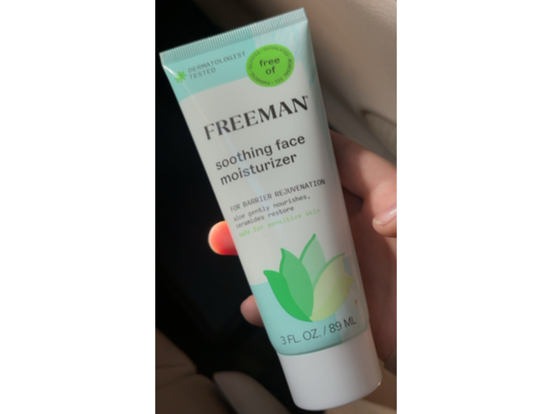 Freeman Soothing Face Moisturizer, Aloe & Ceramides, 3 fl oz/89 mL
