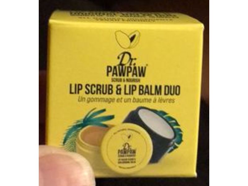 Dr.Paw Paw Lip Scrub & Lip Balm Duo, 0.55 fl oz/16 g