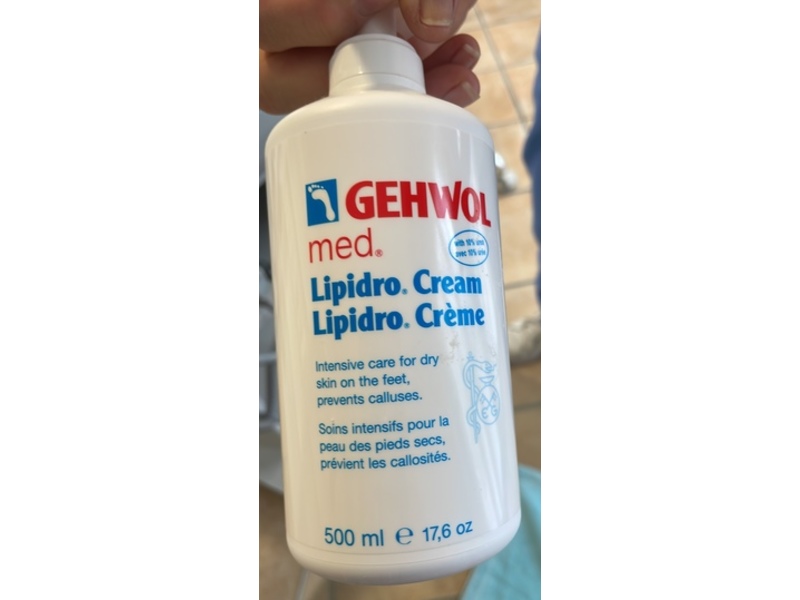 Gehwol Med Lipidro Cream, 17.6 oz/500 mL