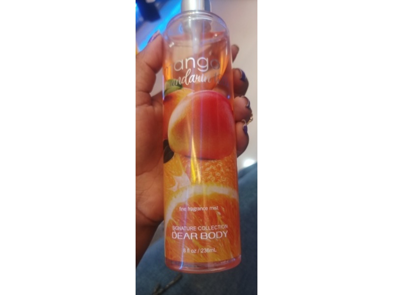 Dear Body Fragrance Mist, Mango Mandarin, 8 fl oz/236 mL