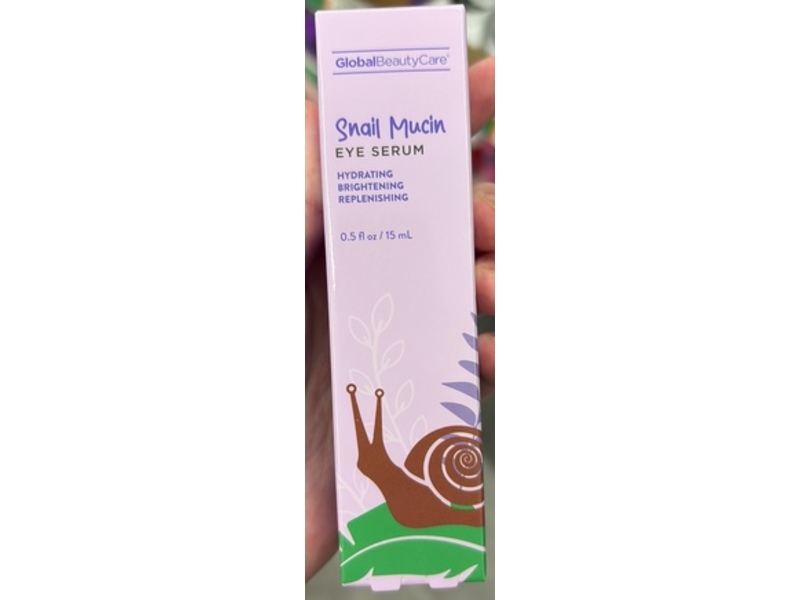Global Beauty Care Snail Mucin Eye Serum, 0.5 fl oz/15 mL