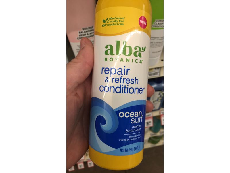Alba Botanica Repair & Refresh Conditioner, Ocean Surf, 12 oz/340 g
