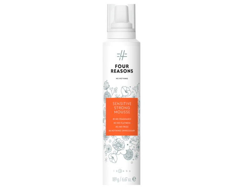 Four Reasons No Nothing Sensitive Strong Mousse, 6.67 oz/189 g.