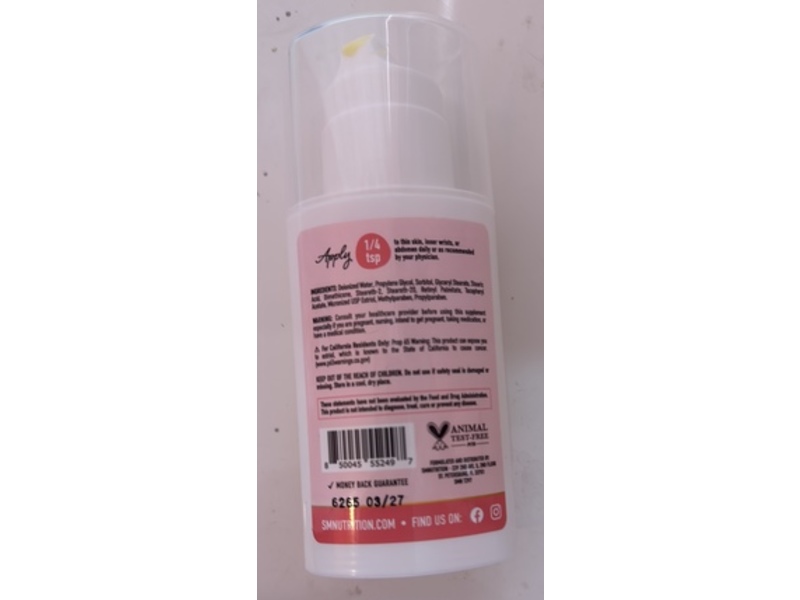 SMNutrition Original Estro-Life Cream, 3.5 oz