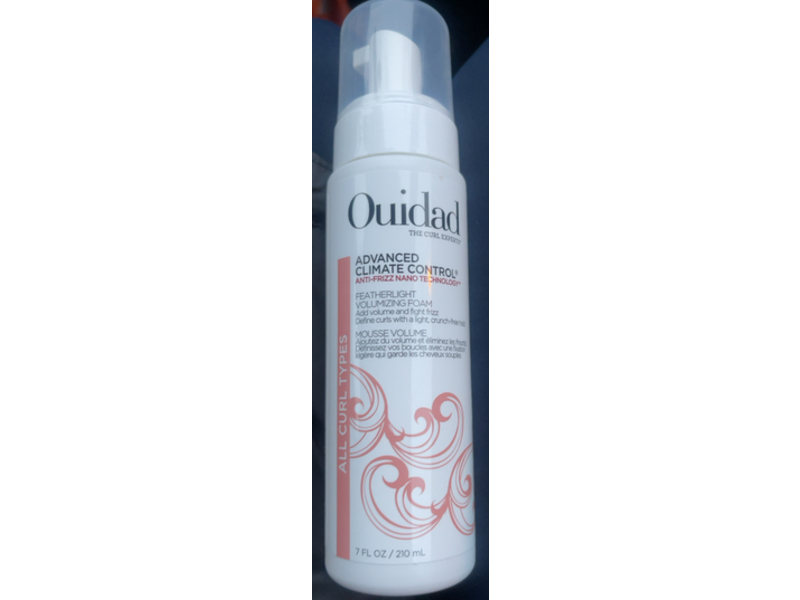 Ouidad Advanced Climate Control Featherlight Volumizing Foam, 7 fl oz/210 mL