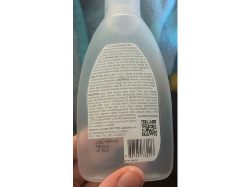 Dermotivin Soft Facial Liquid Soap, Galderma, 120 mL