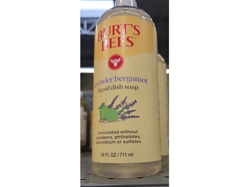 Burt's Bees Liquid Dish Soap, Lavender Bergamot, 24 fl oz/711 mL