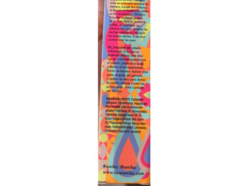 Amika Universal Elixir, Glass Action, 1.7 fl oz/50 mL