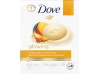 Dove Purely Pampering Mango Butter Beauty Bar, Mango Butter & Almond Butter, 3.75 oz/106 g, 6 Count - thumbnail 1