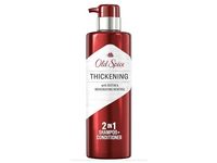 Old Spice Thickening 2-In-1 Shampoo + Conditioner, Biotin & Invigorating Menthol, 17.9 fl oz/530 mL - thumbnail 1