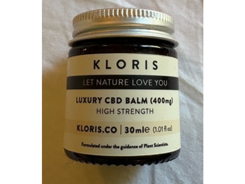 Kloris Luxury CBD Balm, 1.01 fl oz/30 mL