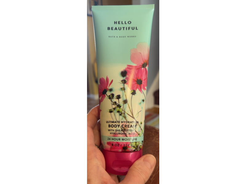 Bath and Body Works Ultimate Hydration Body Cream, Hello Beautiful, 8 oz/226 g
