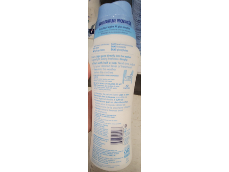 Downy Light In-Wash Scent Booster, Ocean Mist, 20.1 oz/570 g