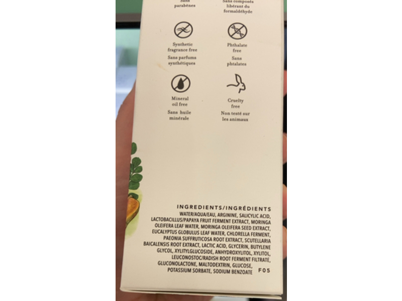 Farmacy Deep Sweep 2% Bha Pore Cleaning Toner, Moringa & Papaya, 4 fl oz/120 mL