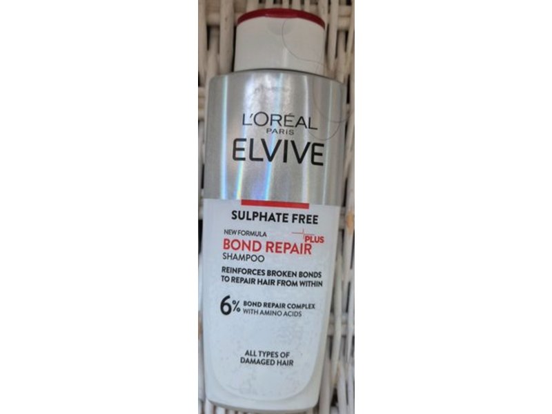 L'Oreal Paris Elvive Sulphate Free Bond Repair Shampoo, 6% Amino Acids, 200 mL