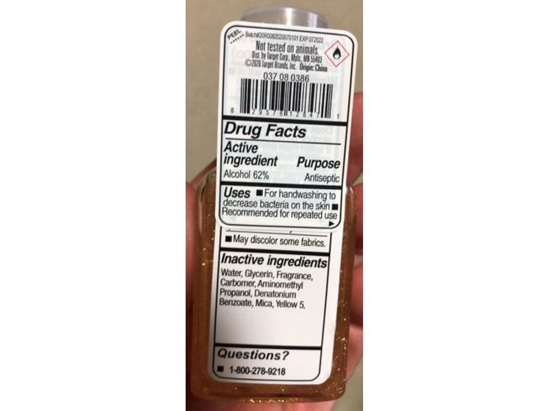 Wonderbac Coconut Macaroon Hand Sanitizer, 1 fl oz/30 mL