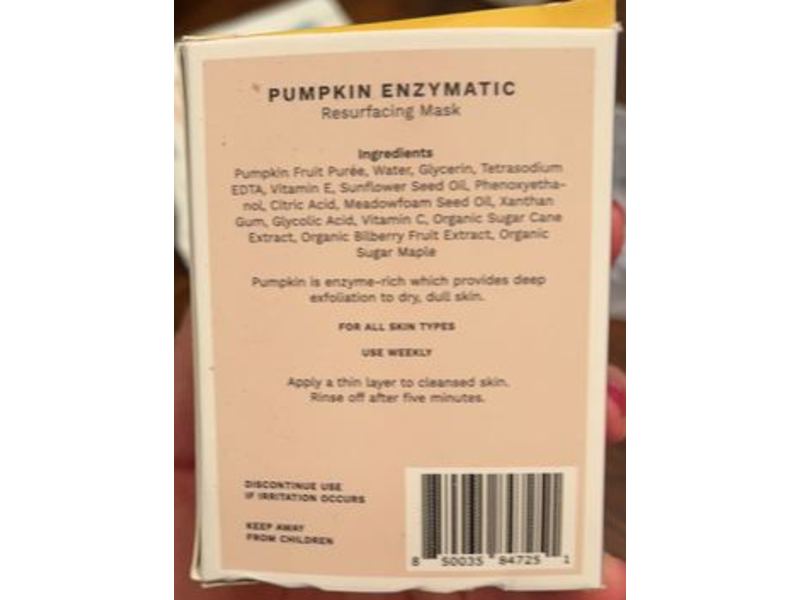 Anne's Apothecary Resurfacing Mask, Pumpkin Enzymatic, 4 oz/120 g