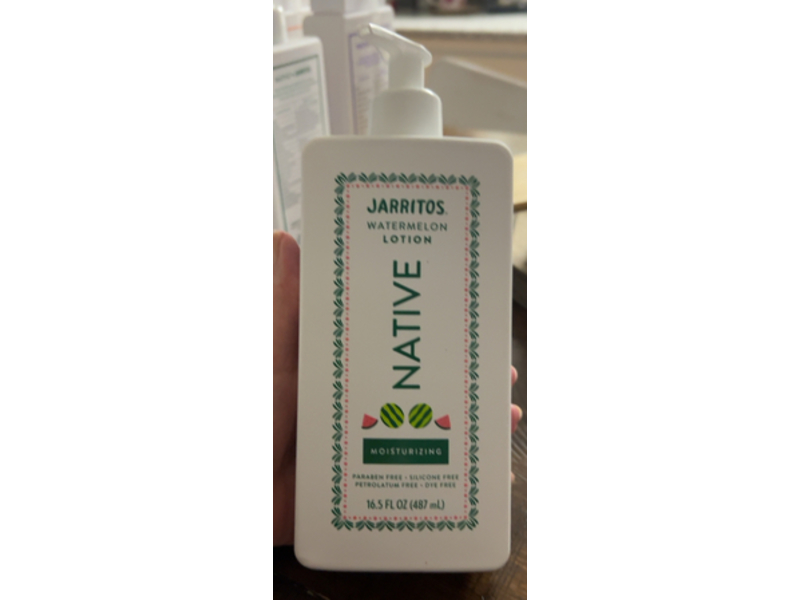 Native Jarritos Moisturizing Lotion, Watermelon, 16.5 fl oz/487 mL