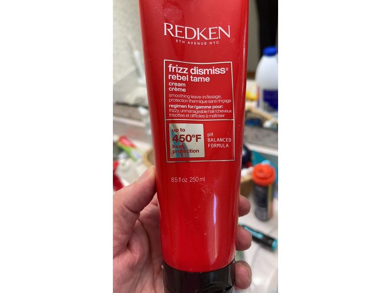 Redken Frizz Dismiss Rebel Tame Leave-In Smoothing Control Cream, 8.5 Fl oz/250 ml