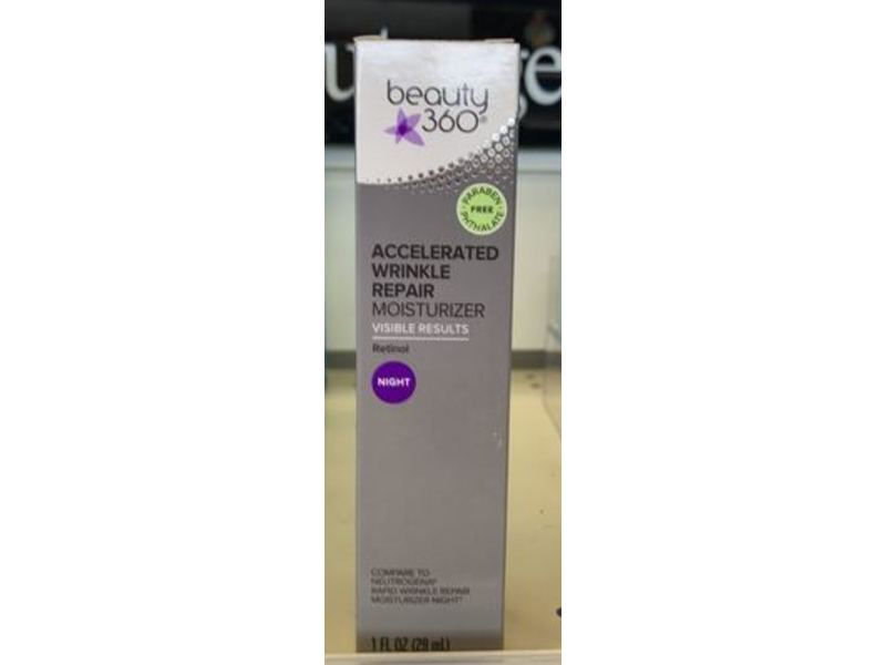 Beauty 360 Accelerated Wrinkle Repair Moisturizer, 1 fl oz/30 mL