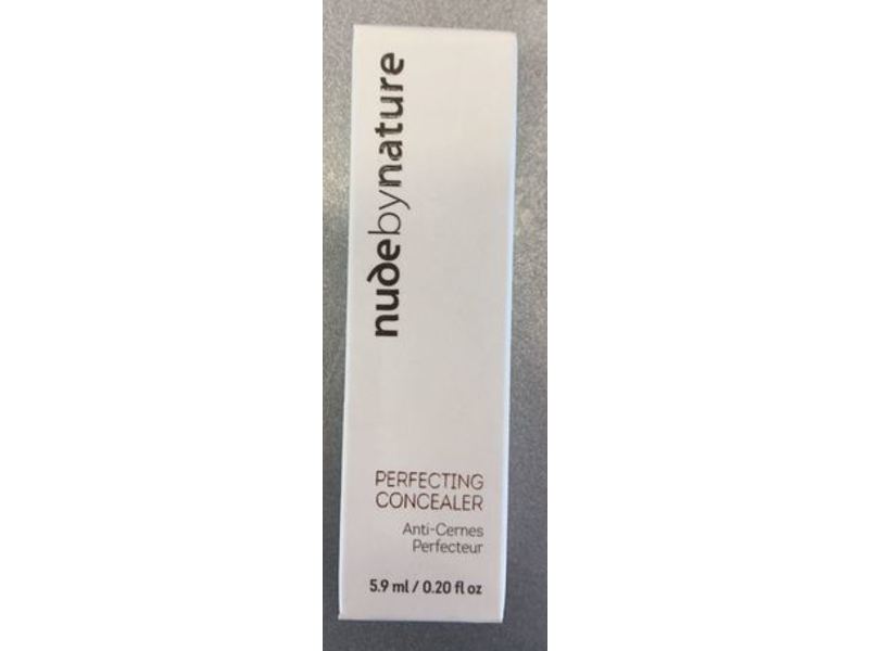 Nude By Nature Perfecting Concealer, 02 Porcelain Beige, 0.20 fl oz/5.9 ml