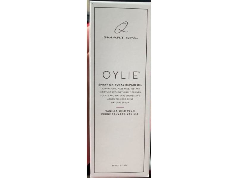 Q Smart Spa Oylie Spray On Total Repair Oil, Vanilla Wild Plum, 2 fl oz/60 mL