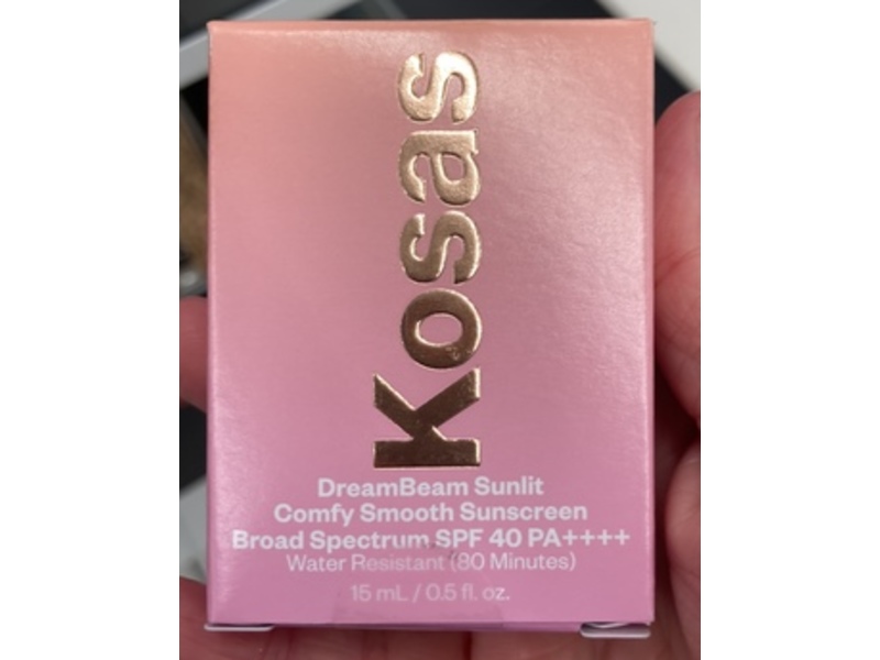 Kosas Dream Beam Sunlit Sunscreen, SPF 40 PA++++, Golden GLow, 0.5 fl oz/15 mL