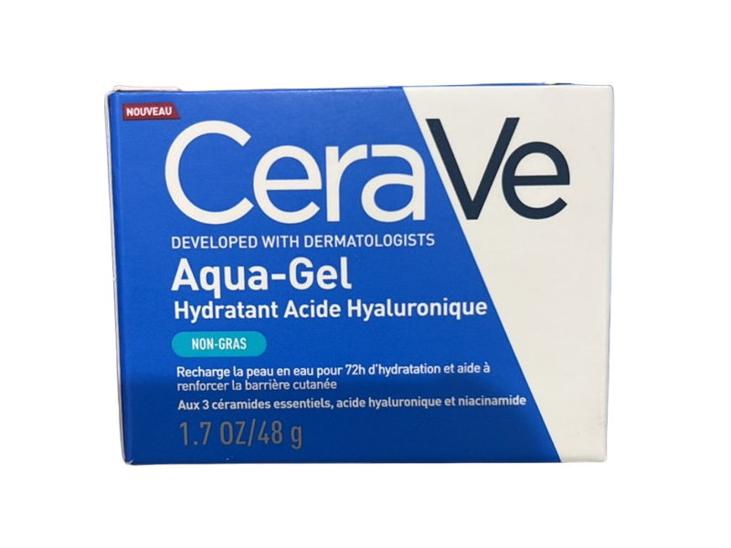Cerave Aqua-Gel Hydratant Acide Hyaluronique, Non-Gras, 1.7 oz/48 g