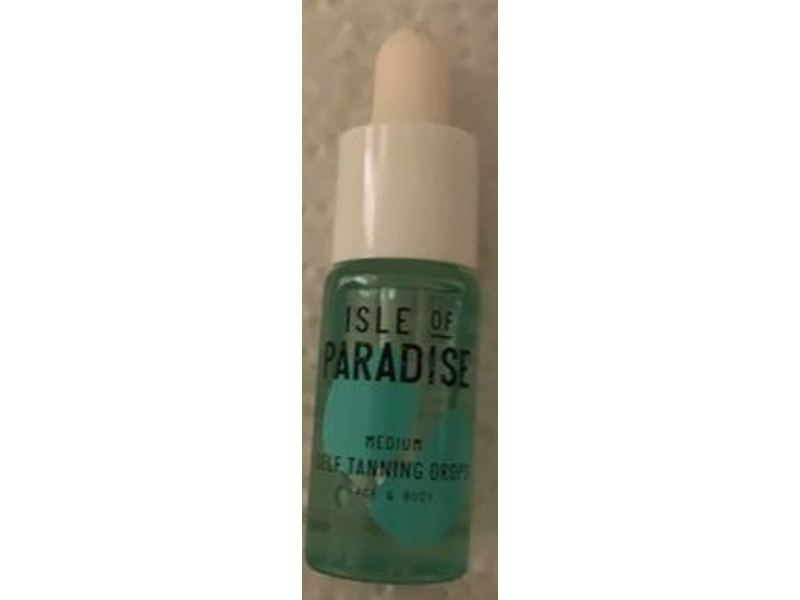 Isle Of Paradise Self Tanning Drops, Medium, 0.14 oz/4 mL