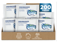 Terra Breeze Dishwasher Machine Detergent, 1.5 oz/42.5 g, 200 Count - thumbnail 1