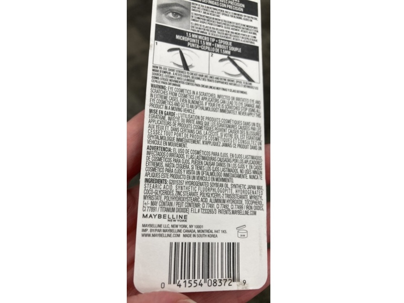 Maybelline New York Express Brow Ultra Slim Eyebrow Pencil, Auburn 256, 0.003 oz/90 mg