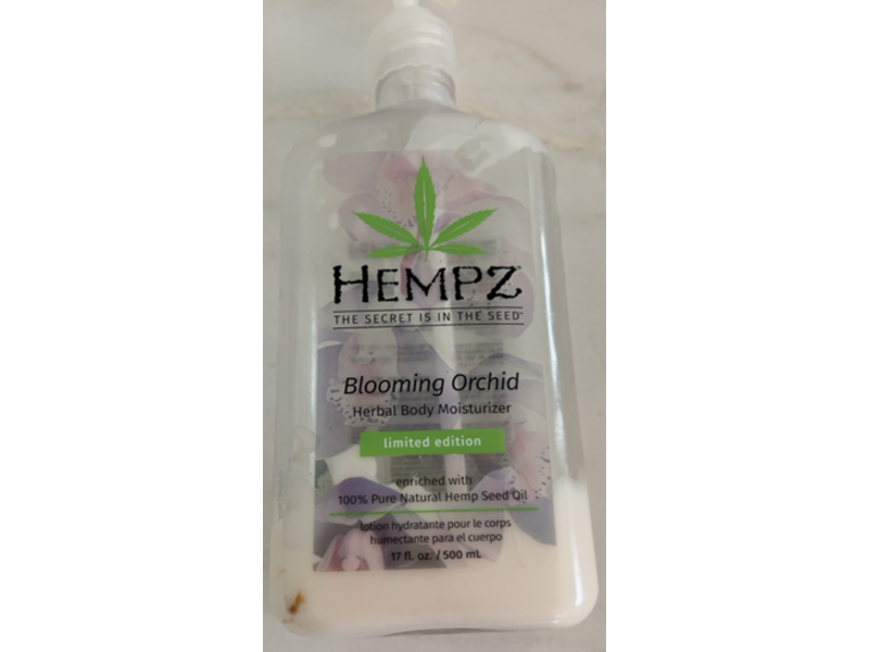 Hempz Limited Edition Blooming Orchid Herbal Body Moisturizer, 17 fl oz/500 mL