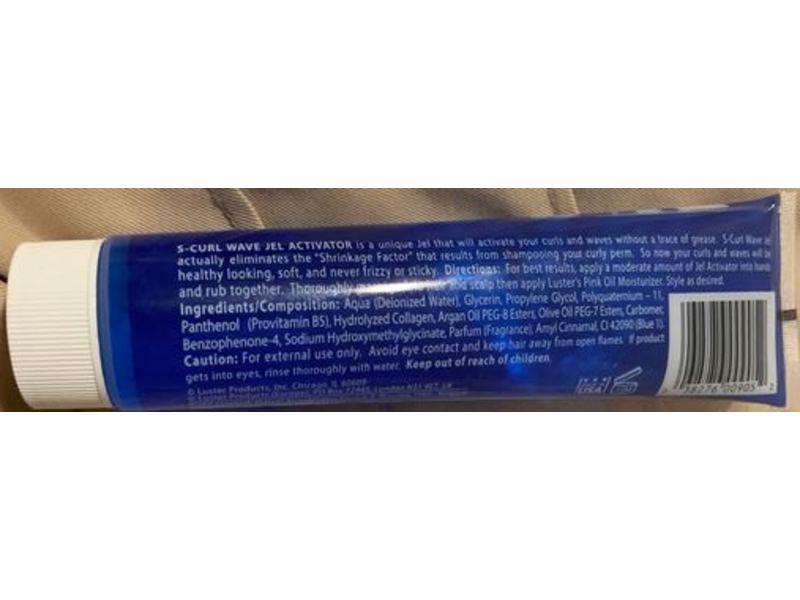 Luster's Scurl Curl & Wave Jel Activator, 6 oz/170 g, Pack Of 2