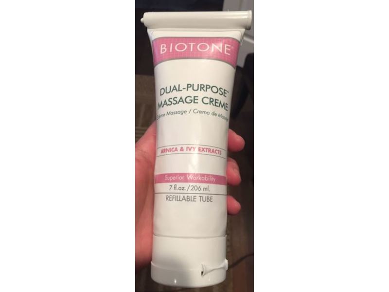 Biotone Dual Purpose Massage Creme, Arnica & Ivy Extracts, 7 fl oz