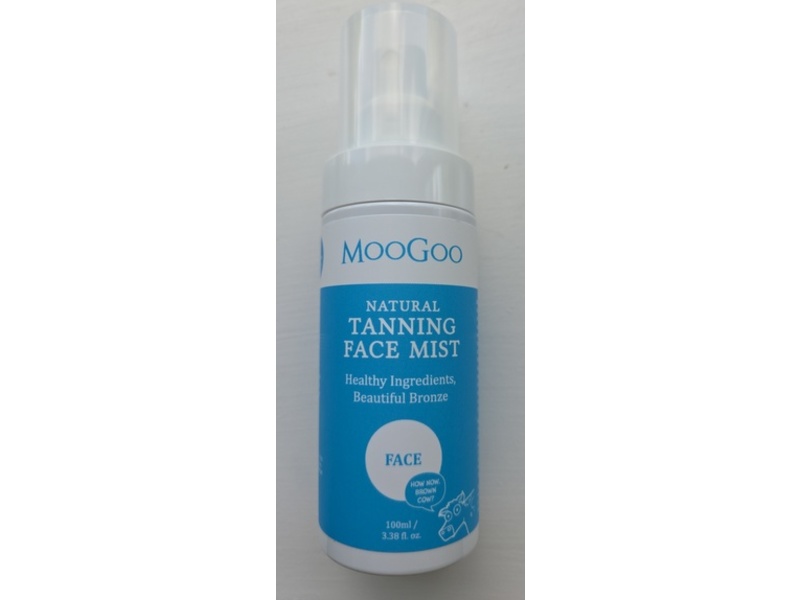 Moogoo Natural Tanning Face Mist, 3.38 fl oz/100 mL