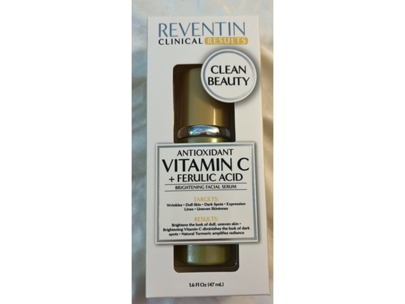 Reventin Antioxidant Vitamin C Face Serum, + Ferulic Acid, 1.6 fl oz/47 mL