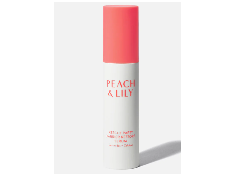 Peach & Lily Rescue Party Barrier Restore Serum, Ceramides + Calcium, 0.16 fl oz/5 mL