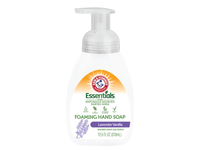 Arm & Hammer Essentials Foaming Hand Soap, Lavender Vanilla, 12.5 fl oz/370 mL