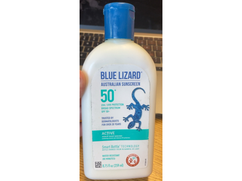Blue Lizard Mineral-Based Sunscreen, SPF 50+, 8.75 fl oz/259 mL