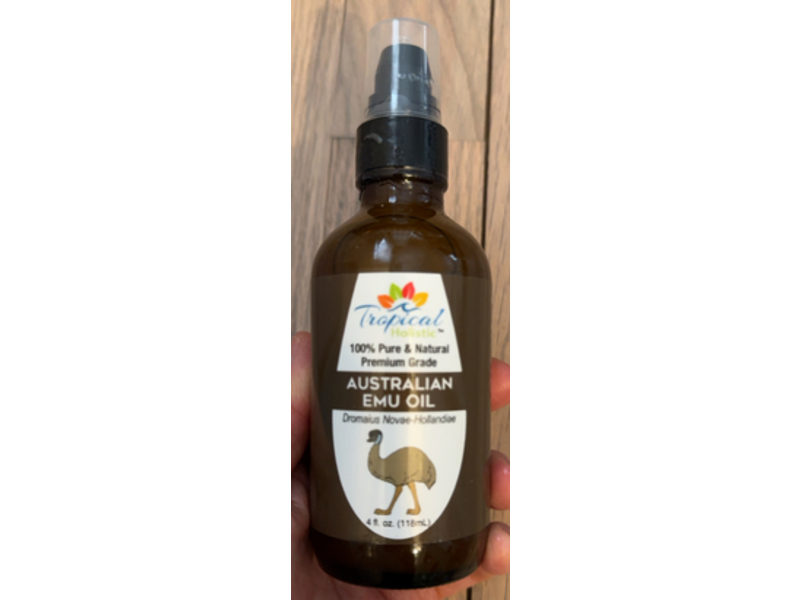 Tropical Holistic Australian Emu Oil, 4 fl oz/118 mL