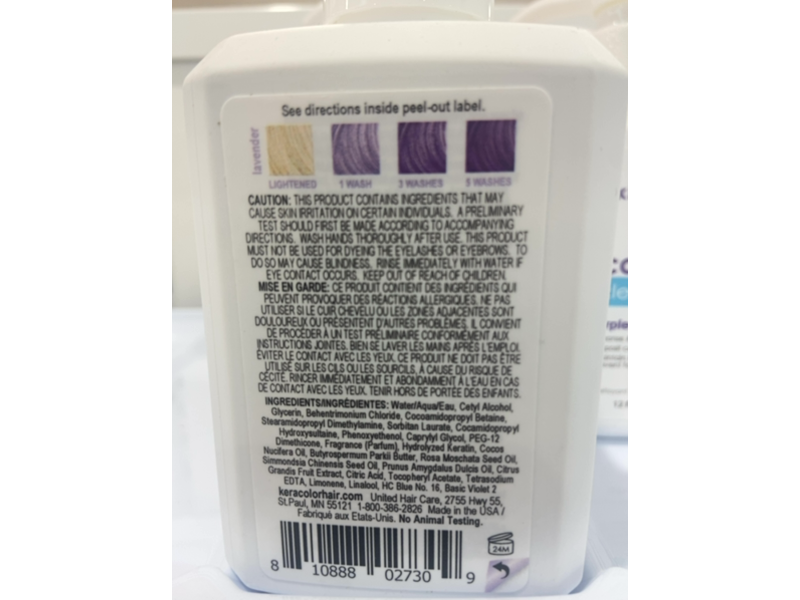 Keracolor Clenditioner, Lavender, 12 fl oz/355 mL