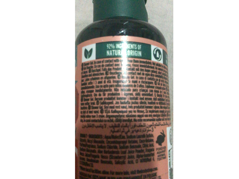 The Body Shop Sweet & Refreshing Shower Gel, Strawberry, 2 fl oz/60 mL