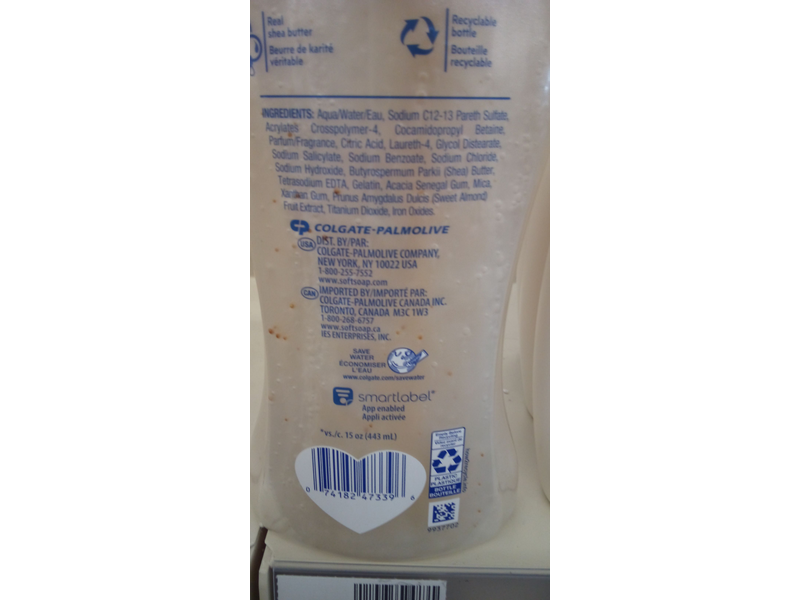 Softsoap Moisturizing Body Wash, Shea & Almond Oil, 20 fl oz/591 mL