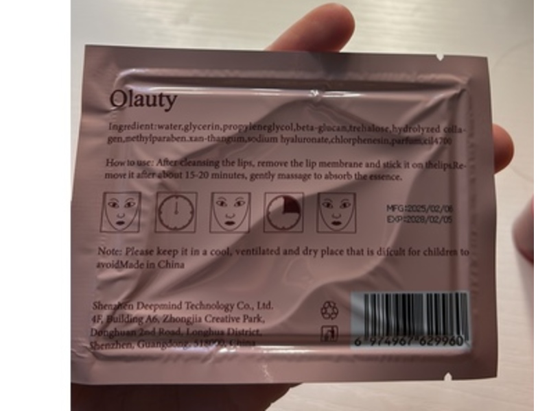 Olauty Collagen Lip Mask, 1 Pair