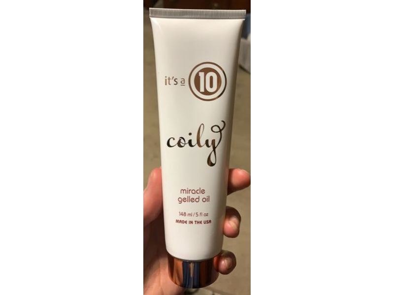 It's a 10 Coily Miracle Gelled Oil, 5 fl oz/148 mL