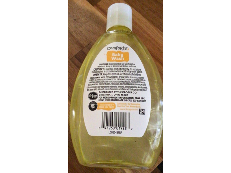 Comforts Baby Wash, 13.6 fl oz/400 mL