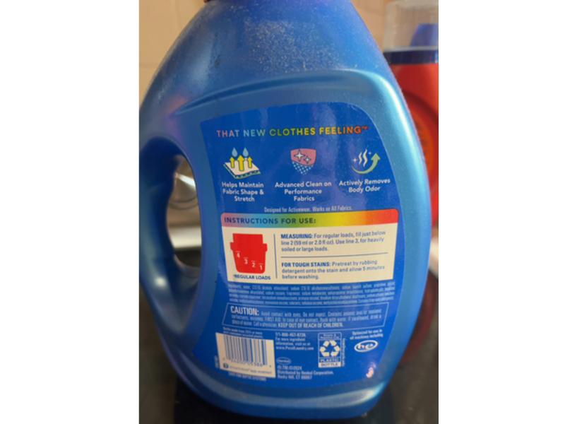 Persil Activewear Liquid Laundry Detergent, Clean & Care, 50 Loads, 100 fl oz/2.95 L