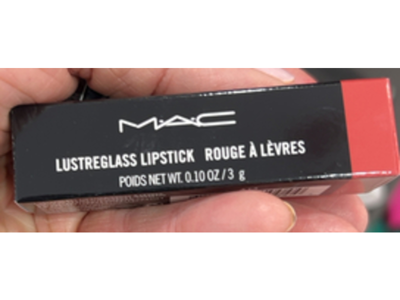 Mac Luster Glass Lipstick, 520 See Sheer, 0.10 oz/3 g